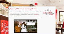 Desktop Screenshot of eis-cafe-helene.de